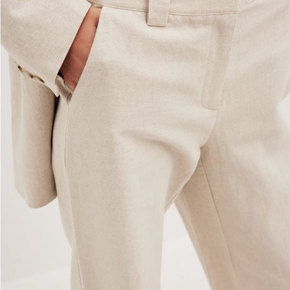 Linen Beige Pants